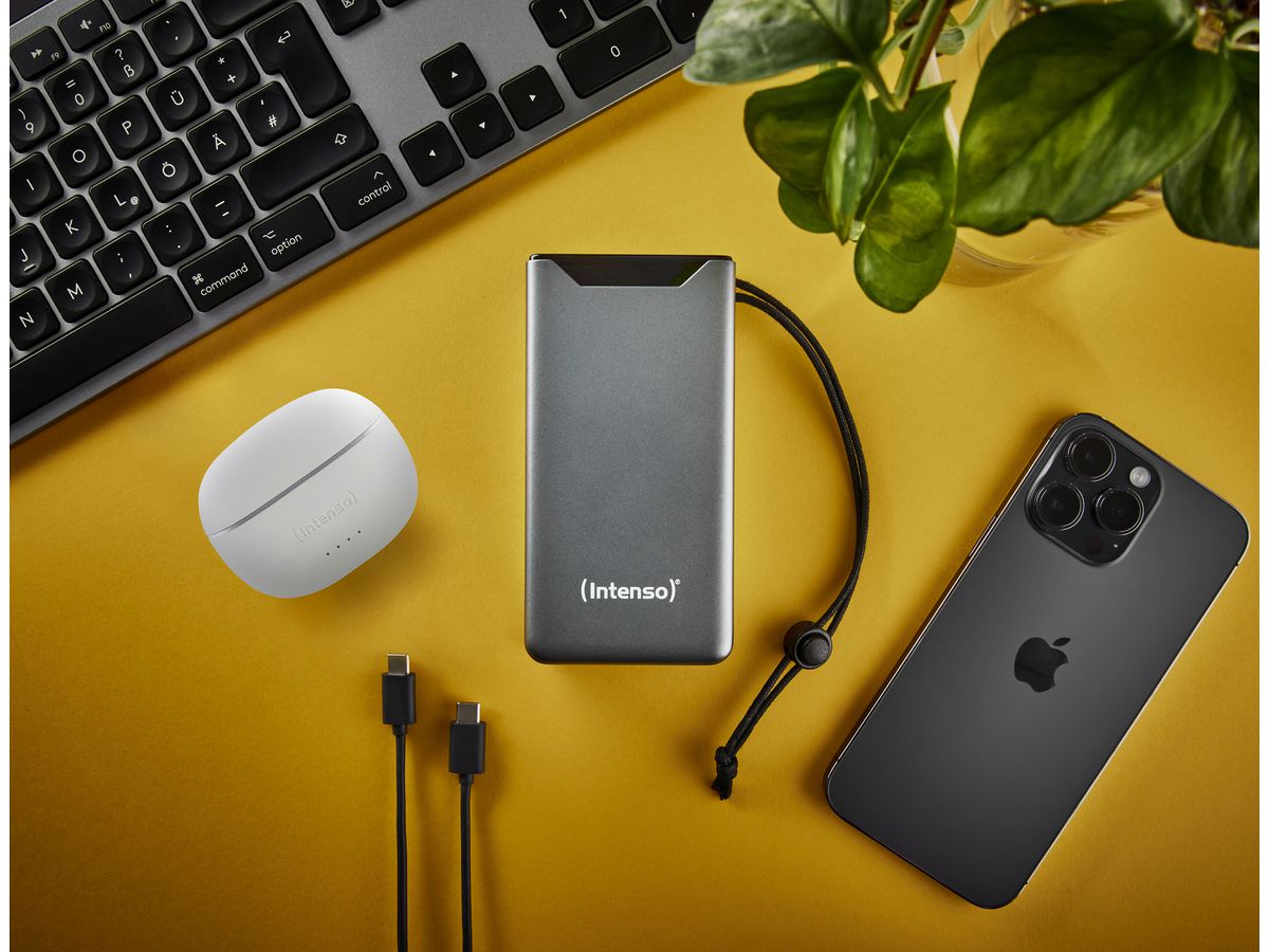 INTENSO Powerbank F20000, grey 7332054 20000 mAh, USB-A, USB-C (4034303034765)