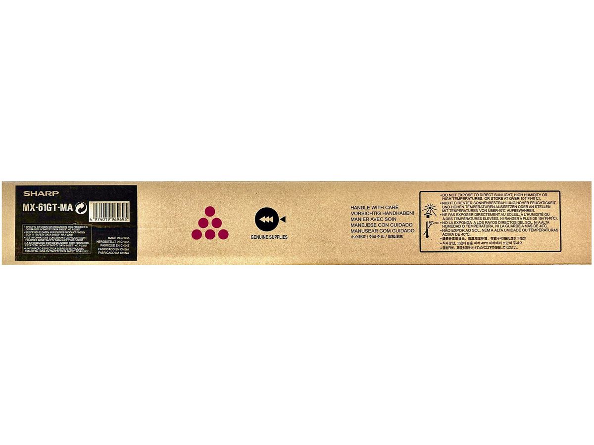 SHARP Toner magenta MX-61GTMA MX-2630N 24'000 S. (4974019969695)