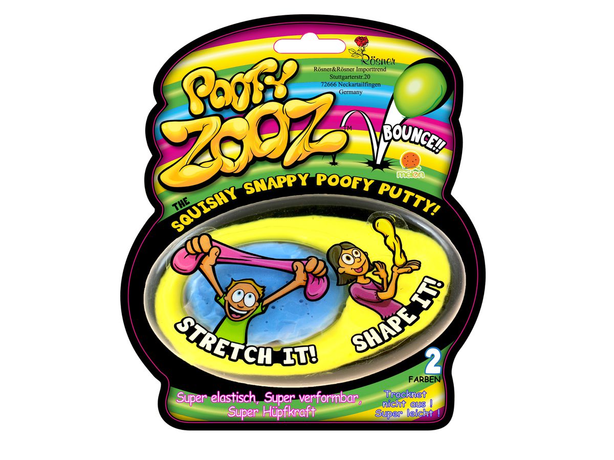 ROOST Poofy Zooz 8008 150x50x180mm ass. (4105560080083)