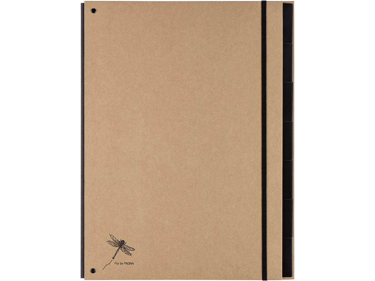 PAGNA Cartella banco Pur A4 44007-11 natur 7 scomp. (4013951015296)