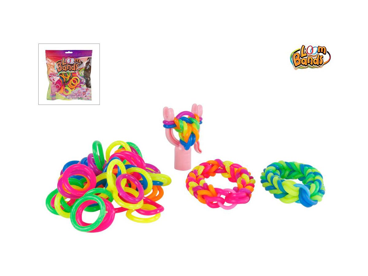 ROOST Loom Bands XL 621775 assorti 72 pièces (8713219511954)