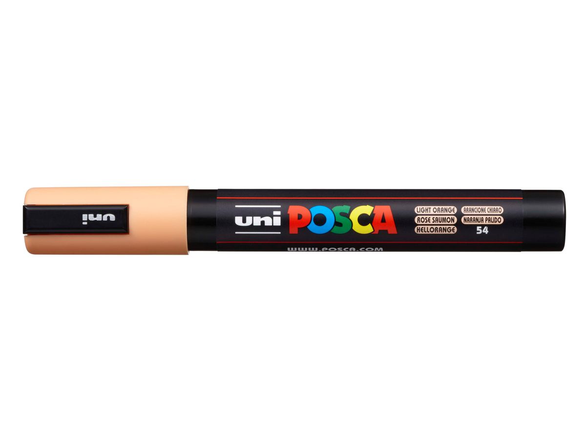 POSCA Marker 1.8-2.5mm PC5M L.ORANG hellorange, Rundspitze (4902778916230)