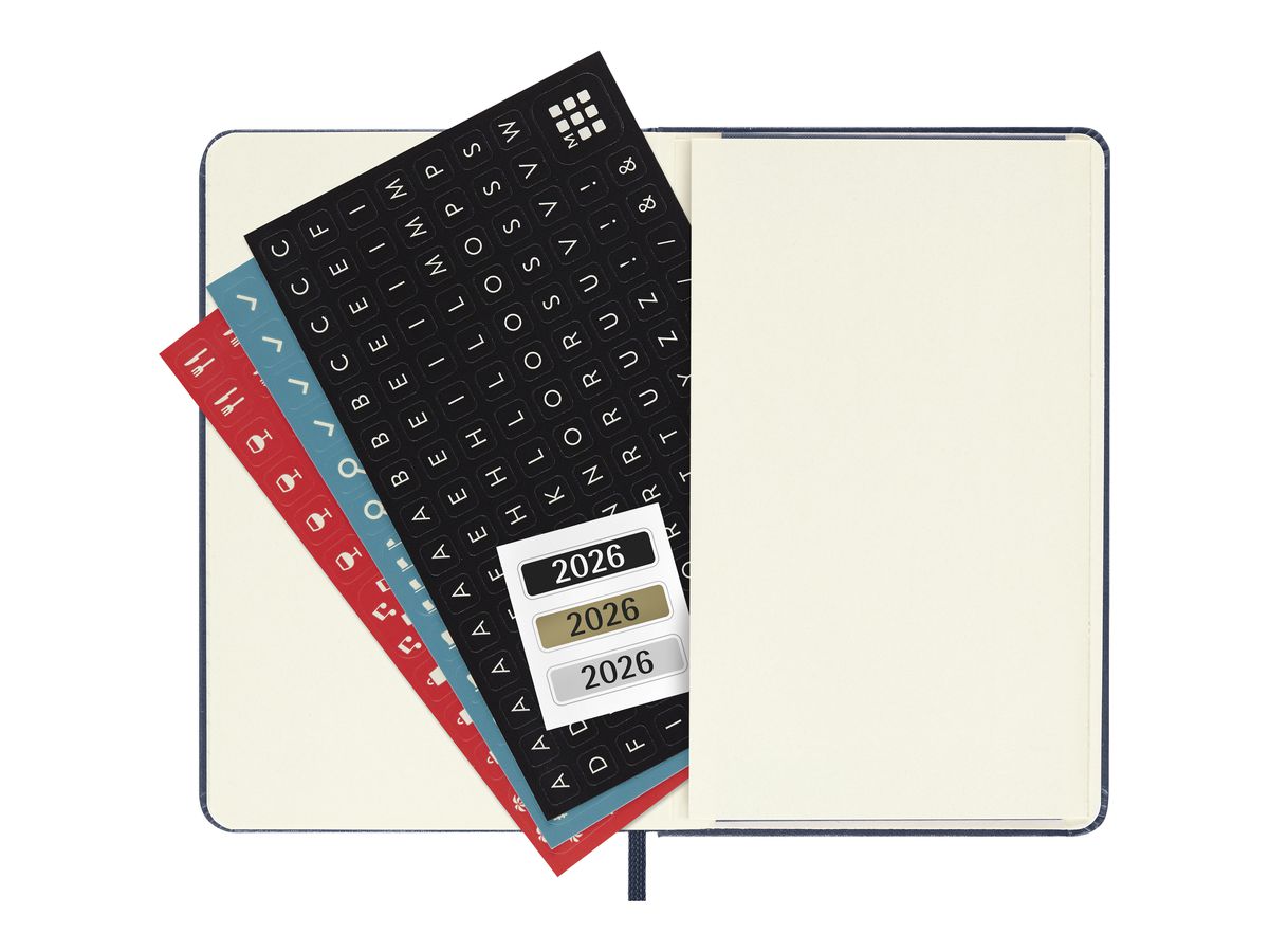 MOLESKINE Agenda Classic Pocket 2026 DHB2012WN2Y26 1S/1P zaffiro HC 9x14cm (8056999274740)