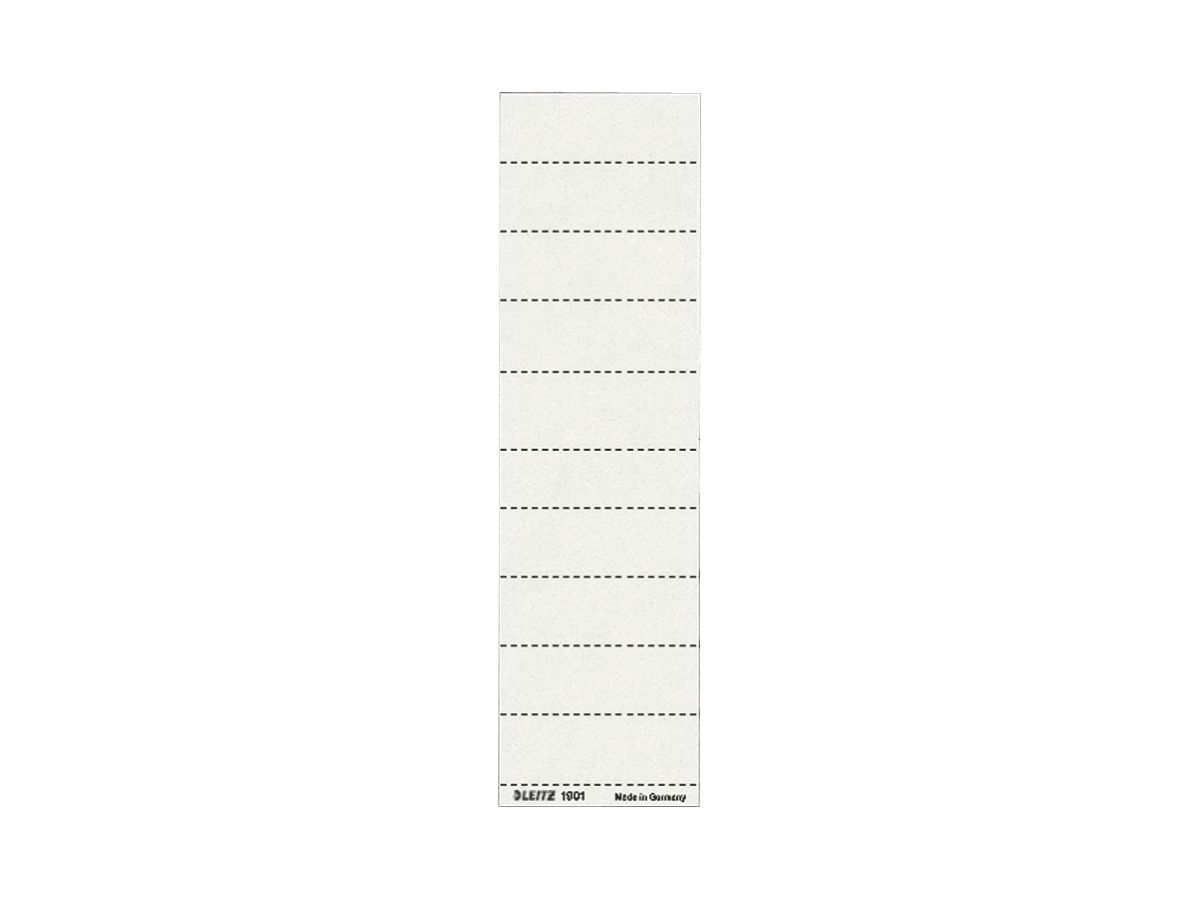LEITZ Etichette cartelle sos.60x21mm 19010001 bianco 100 pezzi (4002432303267)