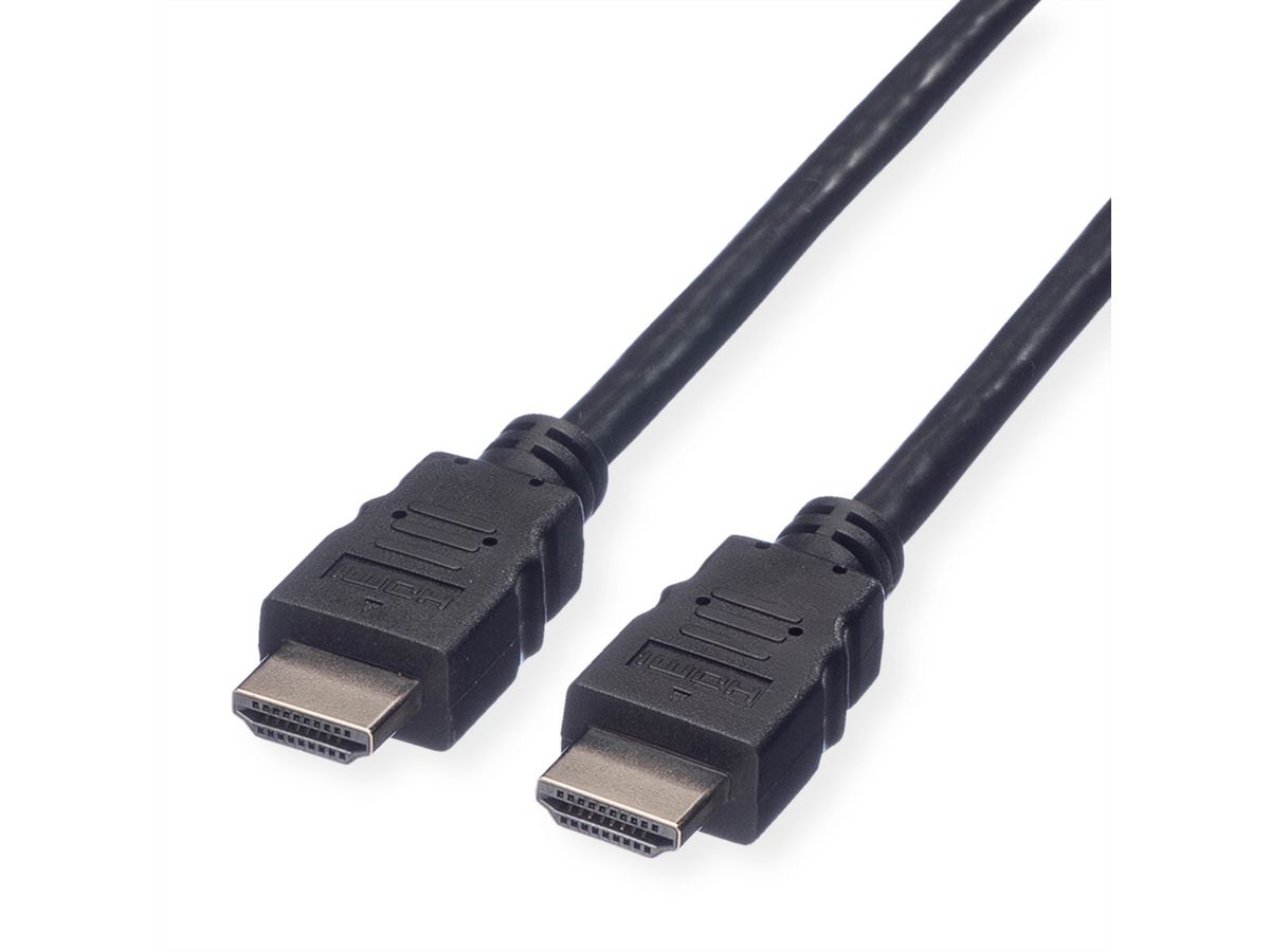 VALUE HDMI High Speed Kabel 11.99.5558 Black, ST/ST, 1080p, 3D 10m (7611990125531)