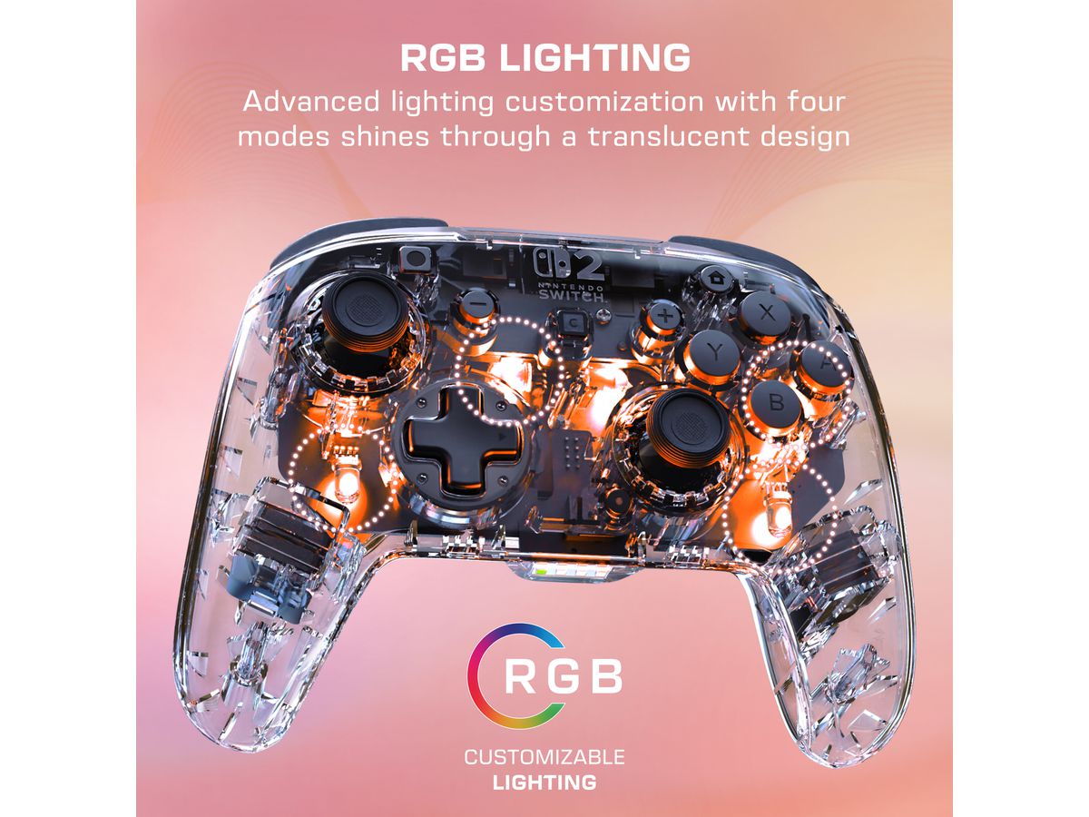 TURTLE BEACH Afterglow Wireless Ctrl TBC-8104-95 NSW 2, Clear (0840454402308)