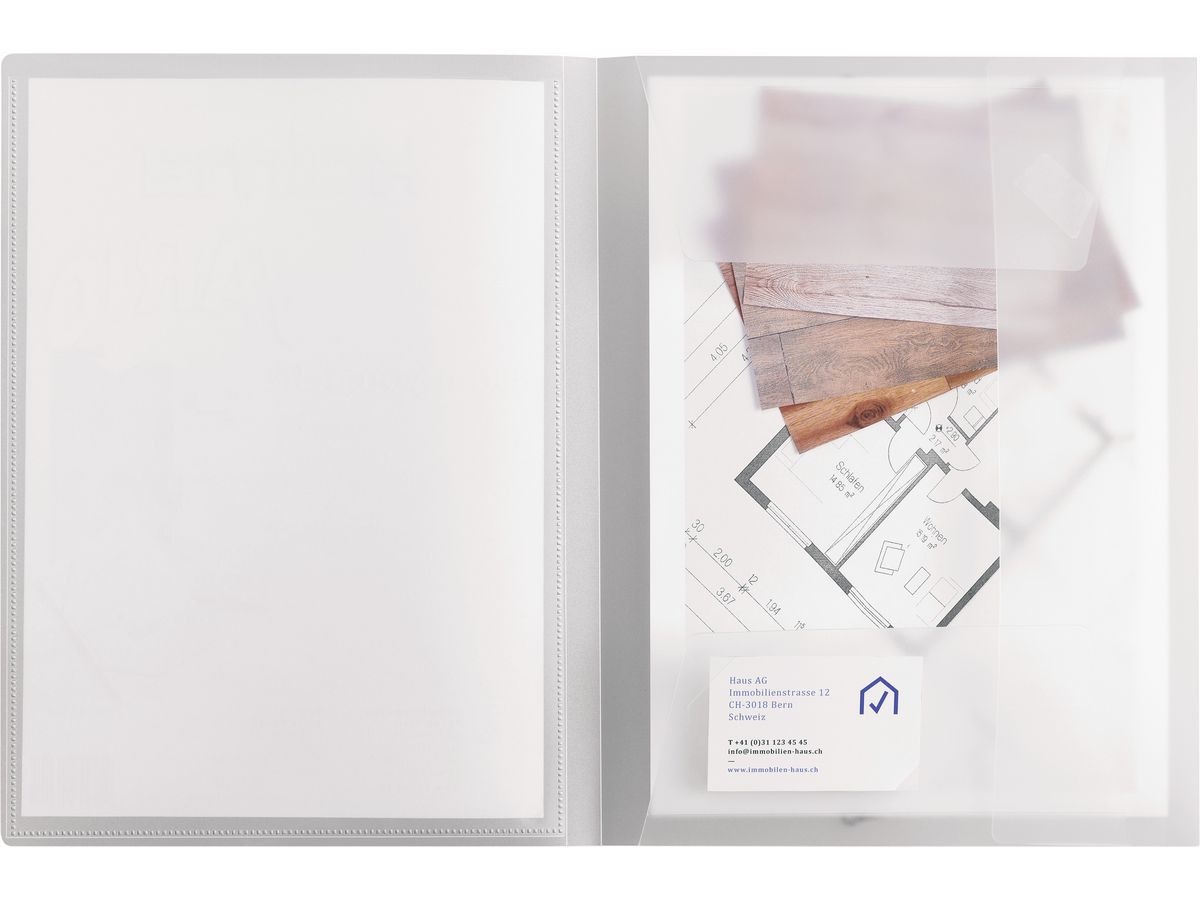 KOLMA Dossier de coll. Penda A4 11.075.00 transparent (7611967113141)