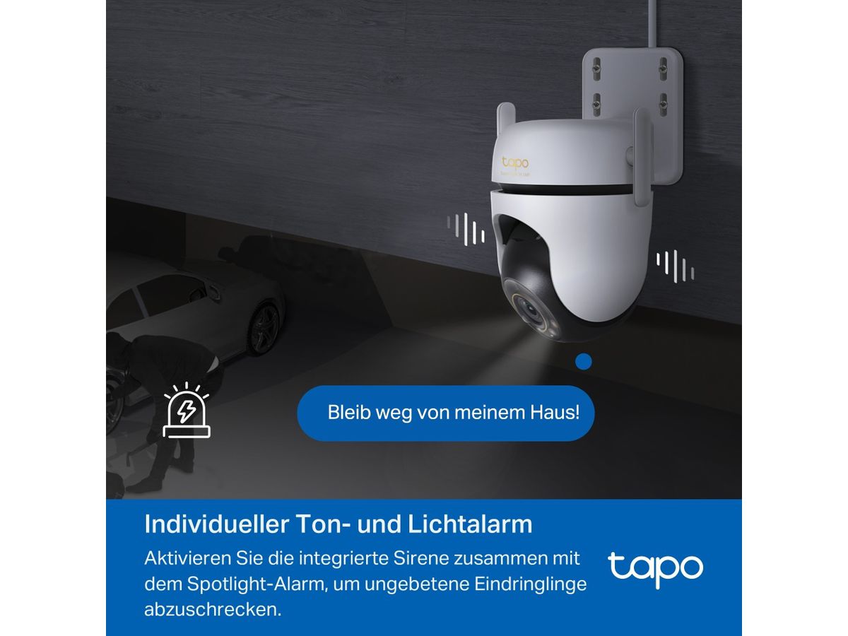 TP-LINK Outdoor Pan/Tilt Wi-Fi Camera Tapo C530WS (8885020629200)