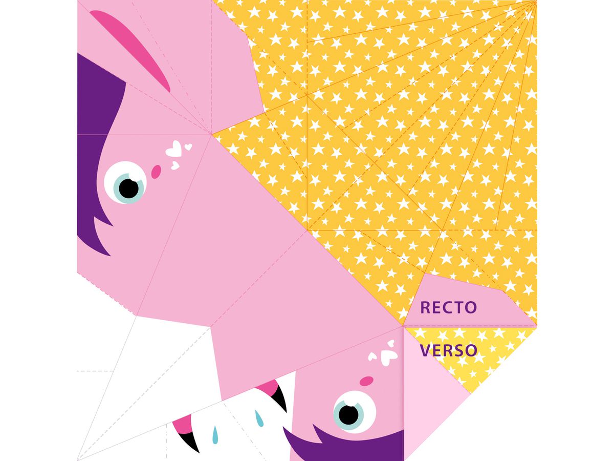 MANDARINE Origamipapier 12x12cm OR516C Vogel 70g 20 Blatt (3609510575168)