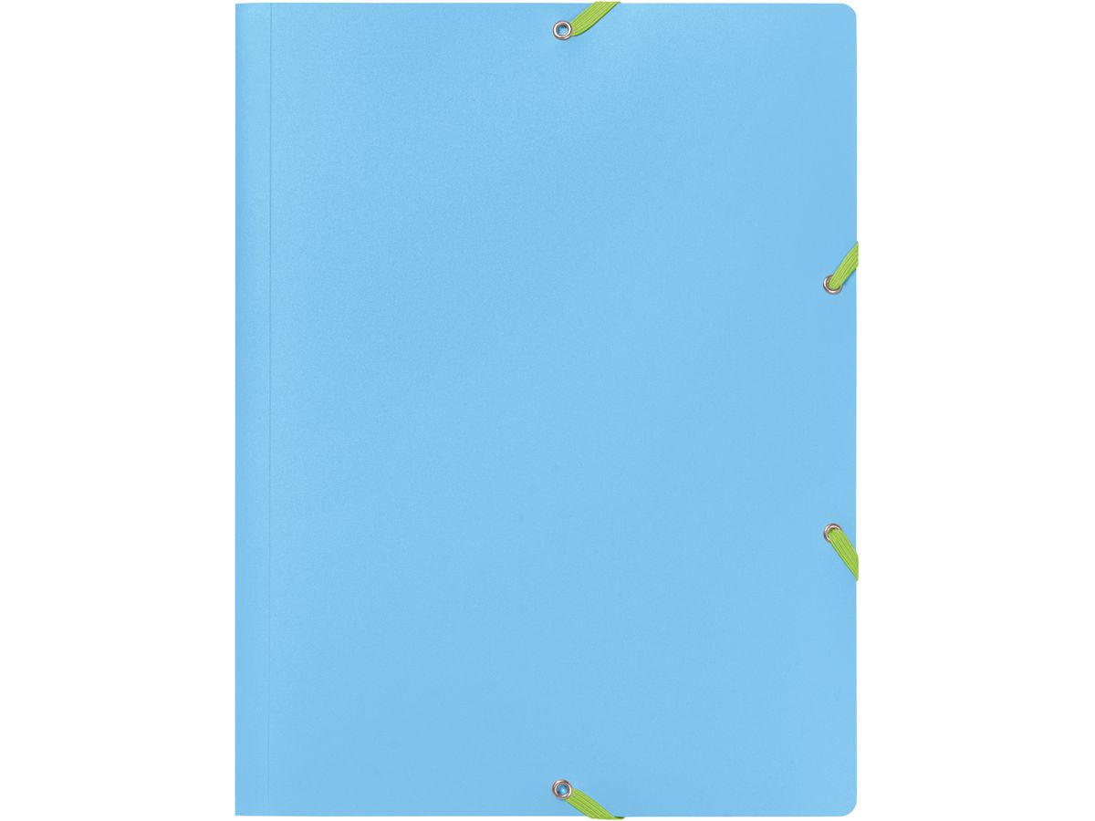 KOLMA Cartella elastica Doppia A4 11.079.20 blu/verde (7611967113745)