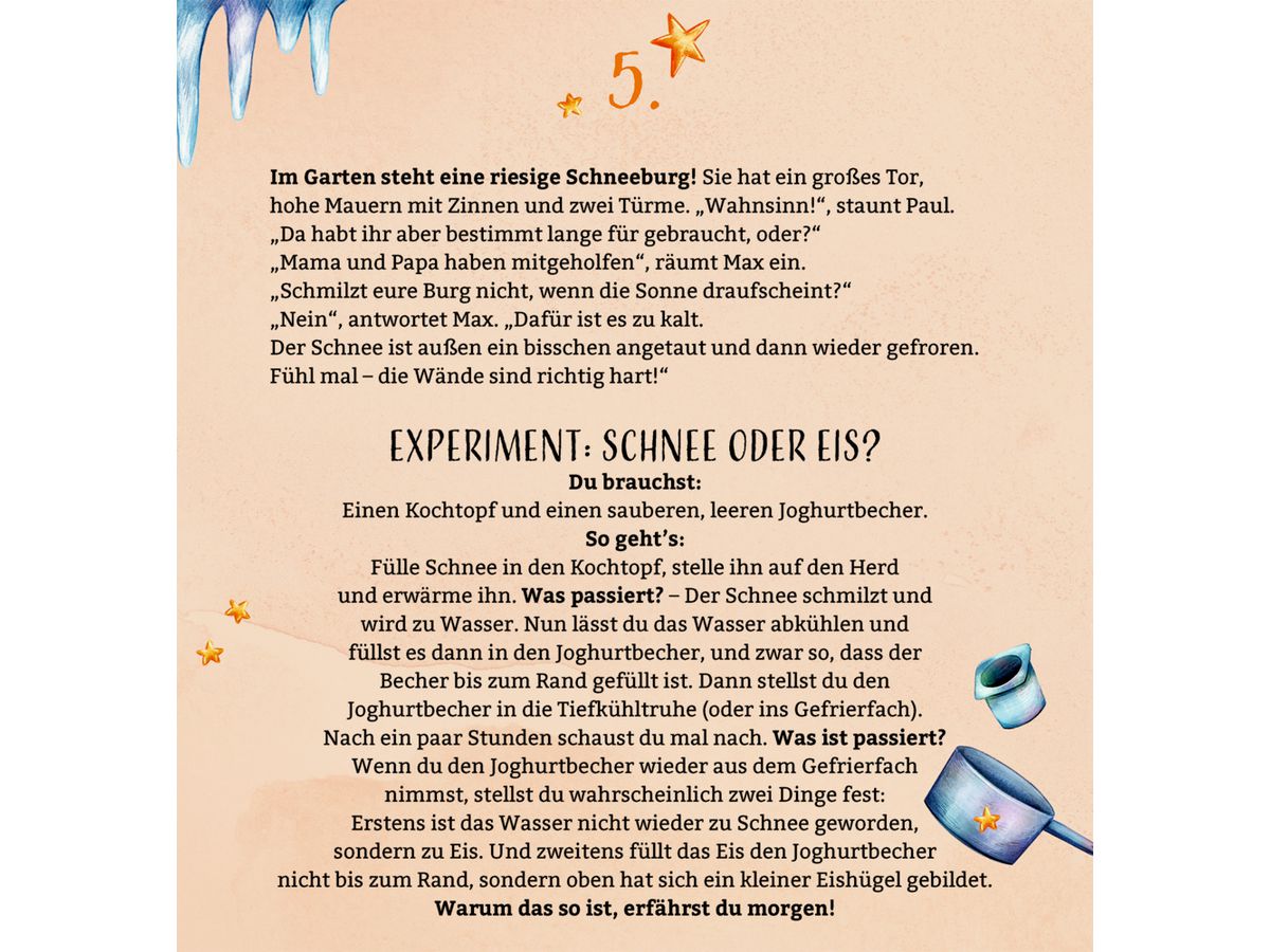 COPPENRATH Nota calendario dell'avvento 95262 Emozionanti vacanze invernali (4050003952628)