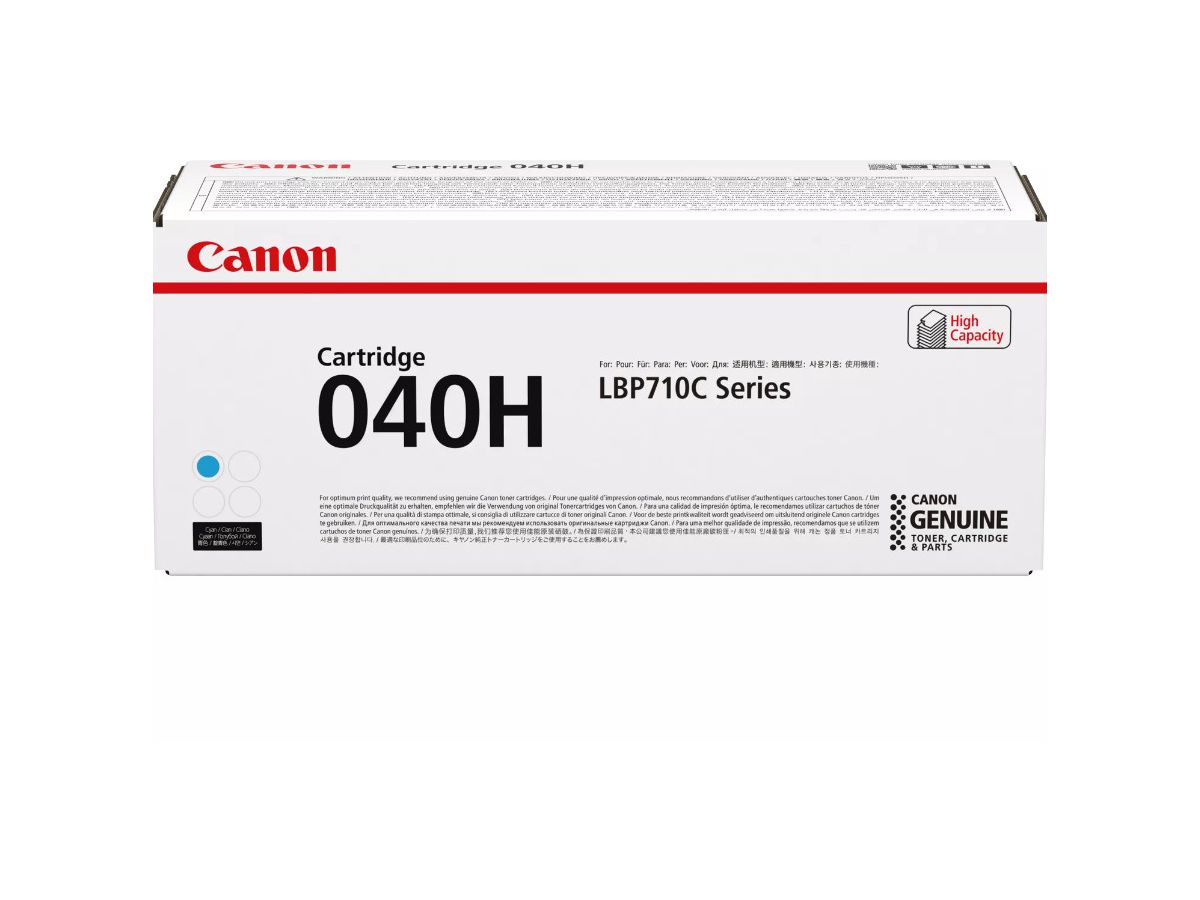 CANON Toner-Modul 040H cyan 0459C001 LBP 710Cx/712Cx 10'000 Seiten (4549292058260)