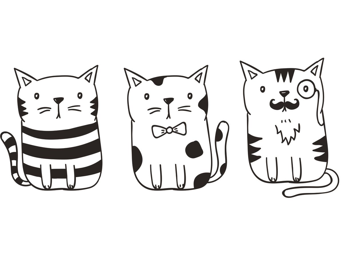 SECURIT Pochoirs vitrine WINDOODLE WD-3A3-PT A3 Pets 3 pcs (8719075284520)