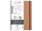 CLAIREFONTAINE AGE BAG MY.NOTES A4 78343C Carnet spirales dot brun 60f (3329680783438)