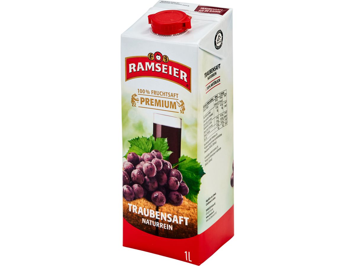 RAMSEIER Premium 100% Raisin rouge 1078 100 cl, 1 pcs. (7610057010780)