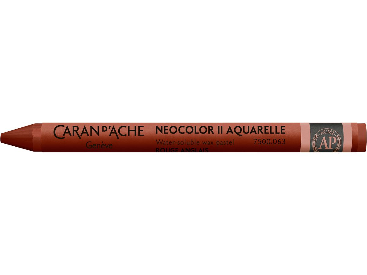 CARAN D'ACHE Pastelli a cera Neocolor II 7500.063 rosso inglese (7610186271830)