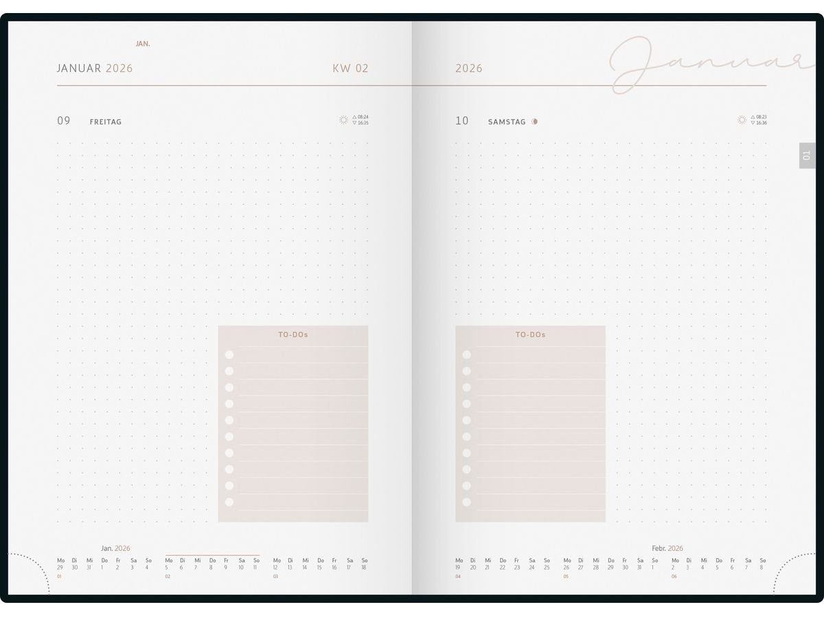 RIDOIDE Design Line 2026 7028507026.26 1G/1P Watercolor TE 14.8x21cm (4003273788749)