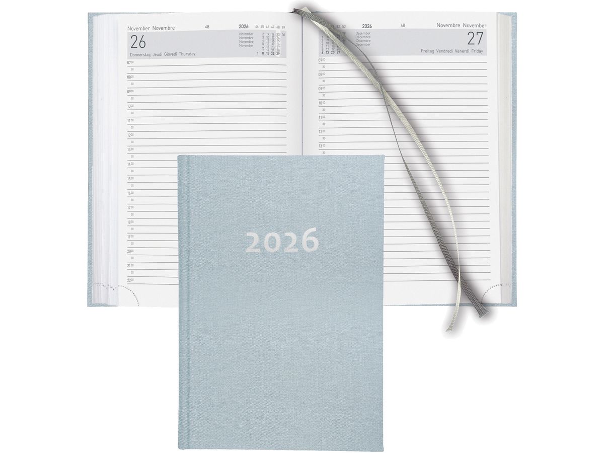 BIELLA Agenda Executive 2026 806510060026U 1J/1P bleuclair ML 14.5x20.5cm (7611365523801)