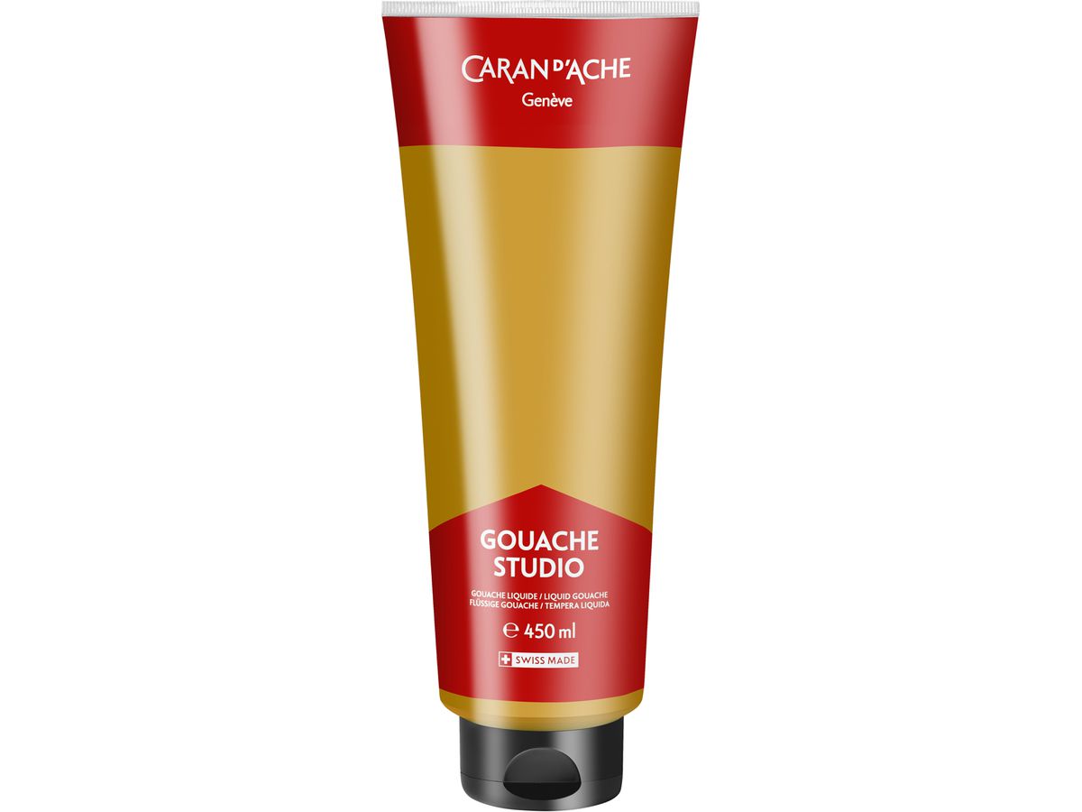 CARAN D'ACHE Colore opaco Gouache 450ml 2340.035 ocra, Studio (7630002358163)