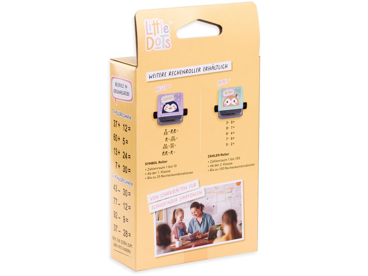 LITTLE DOTS Rally di calcolo timbri rullo 160ROLLSTEMP Meno & Piu calcolare, Numeri (9010835137131)