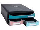 EXACOMPTA Schubladenbox SKANDI A4+ 311606D Small Box, 3 Schubladen (9002493316065)