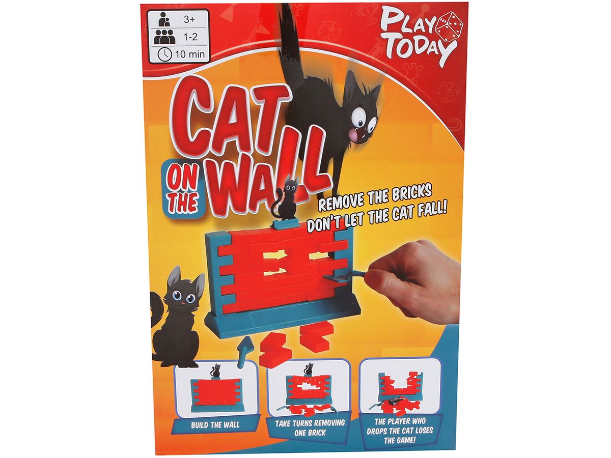 ROOST Play Today Cat on the Wall 700043 15x14cm (8713219481639)