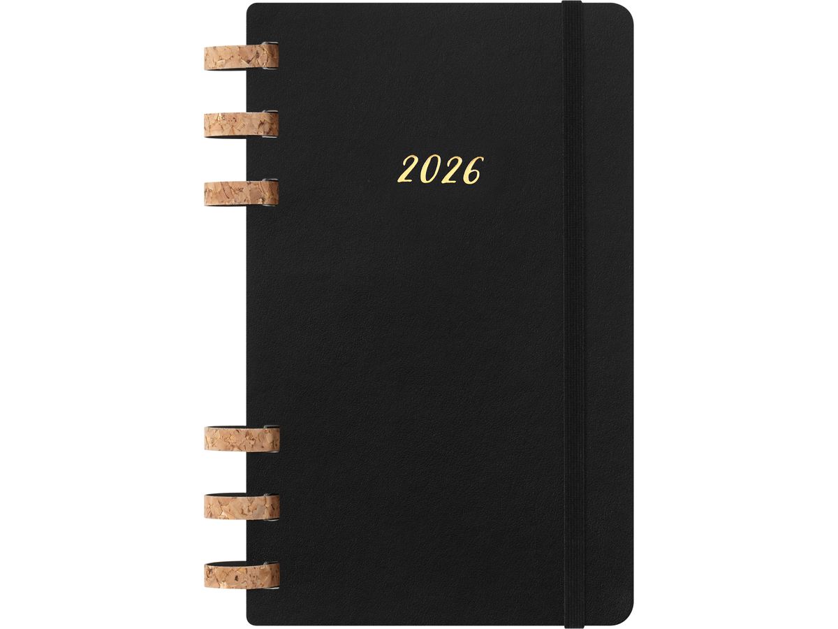 MOLESKINE Agenda Life Spiral Large 2026 DSSPB12MWH3Y26 1S/2P nero SC 13x21cm (8056999276478)
