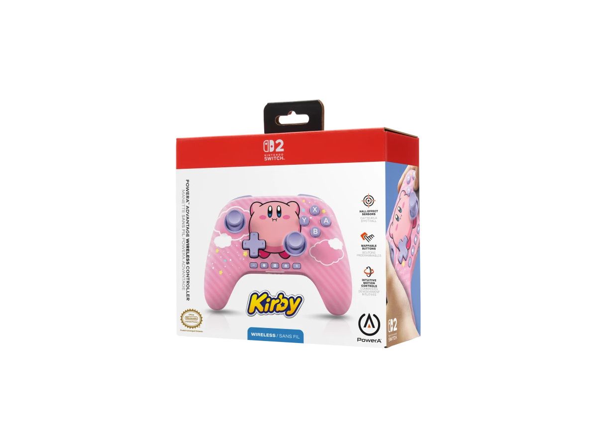 POWER A Advantage Wireless Ctrl. NSGP0547 NSW2, Kirby Puff (0617885159411)