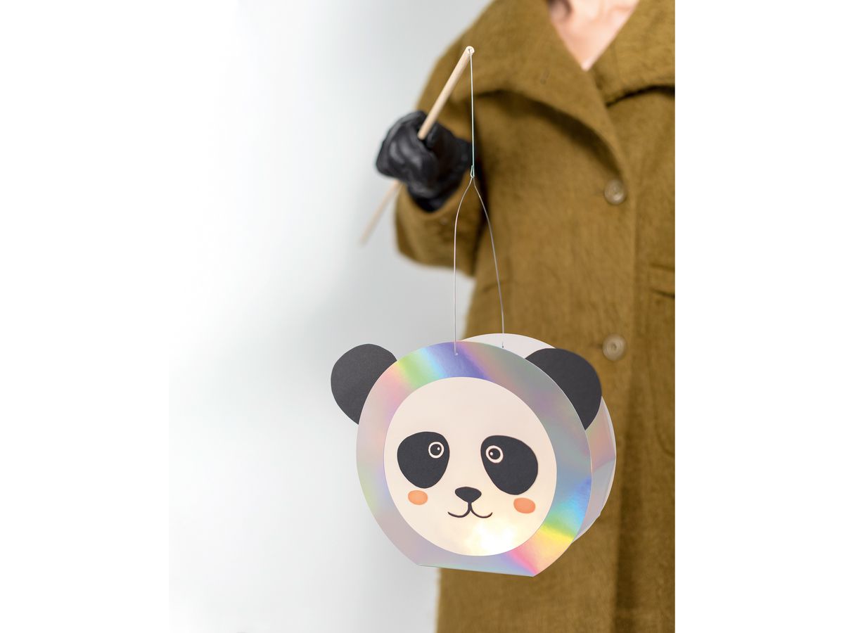 FOLIA Supporto lanterna 19cm 9604/5 verde chiaro 5 pezzi (4001868126303)