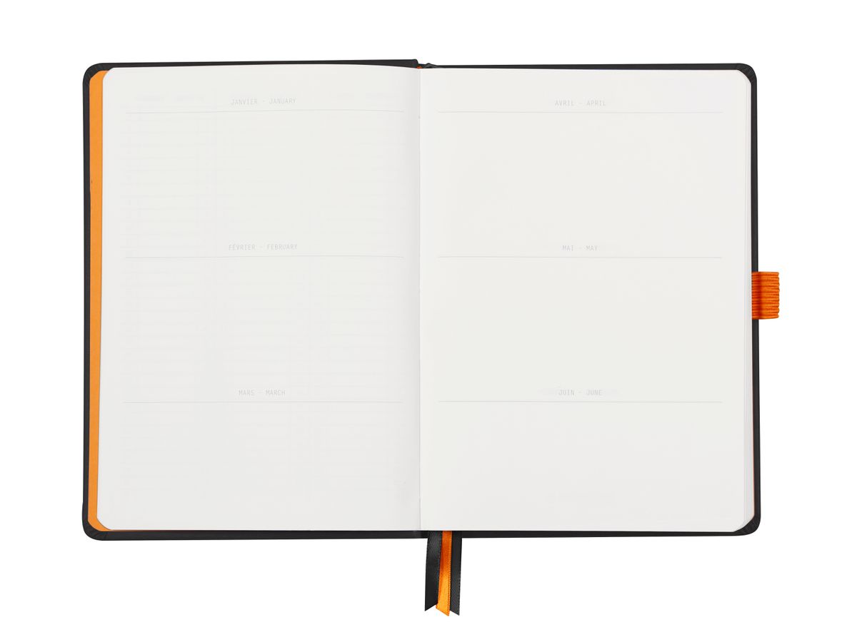 RHODIA Goalbook Notizbuch A5 118571C Hardcover schwarz 240 S. (3037921185711)
