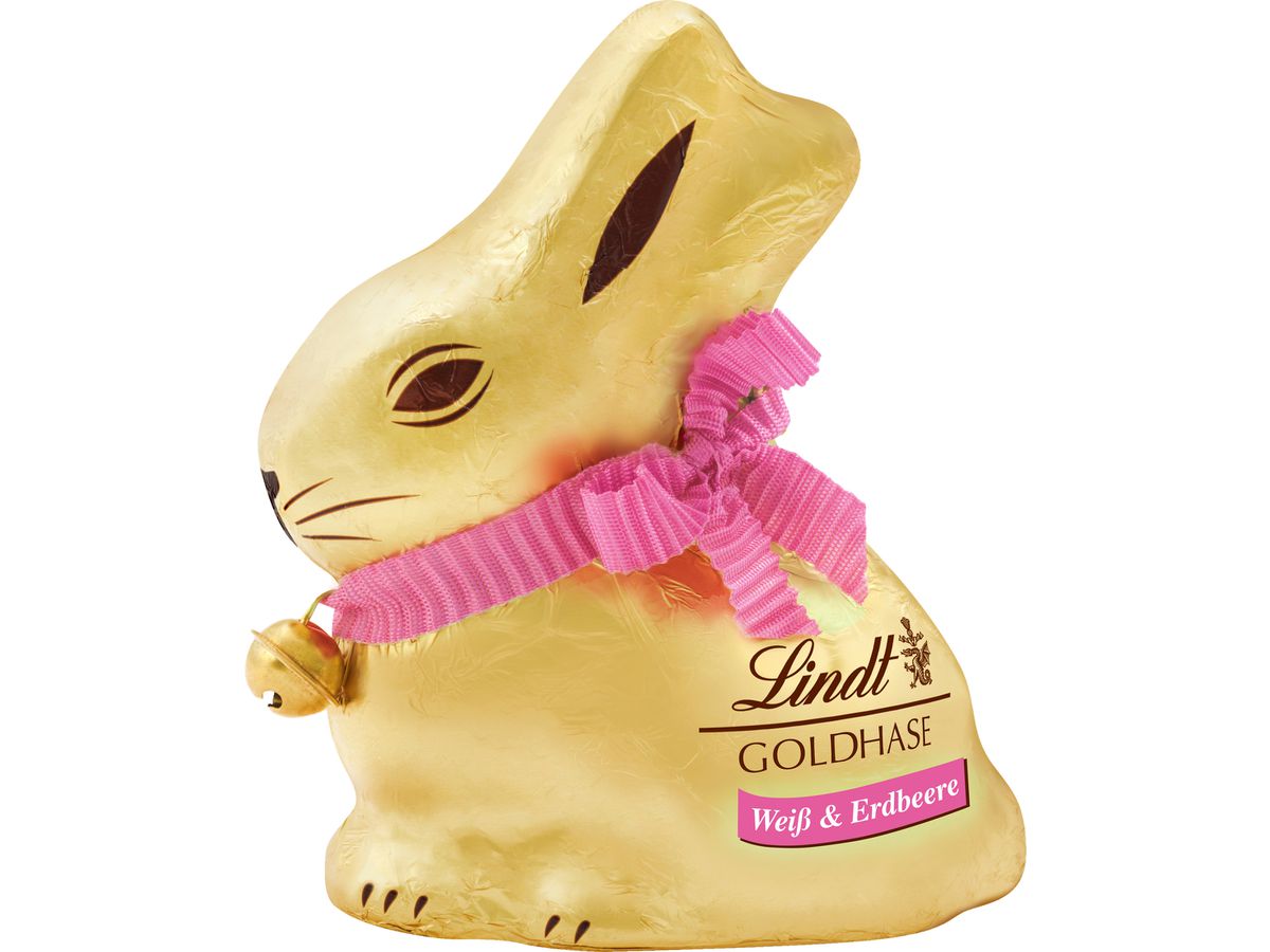 LINDT Goldhase Erdbeer 668139 100g (4000539617584)