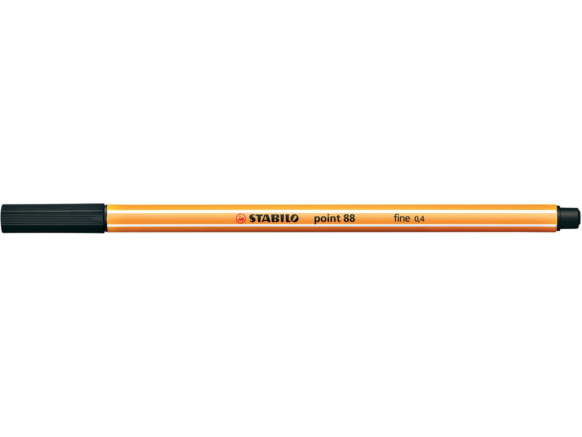 STABILO Fineliner Point 88 0.4mm 88/46 nero (4006381105316)