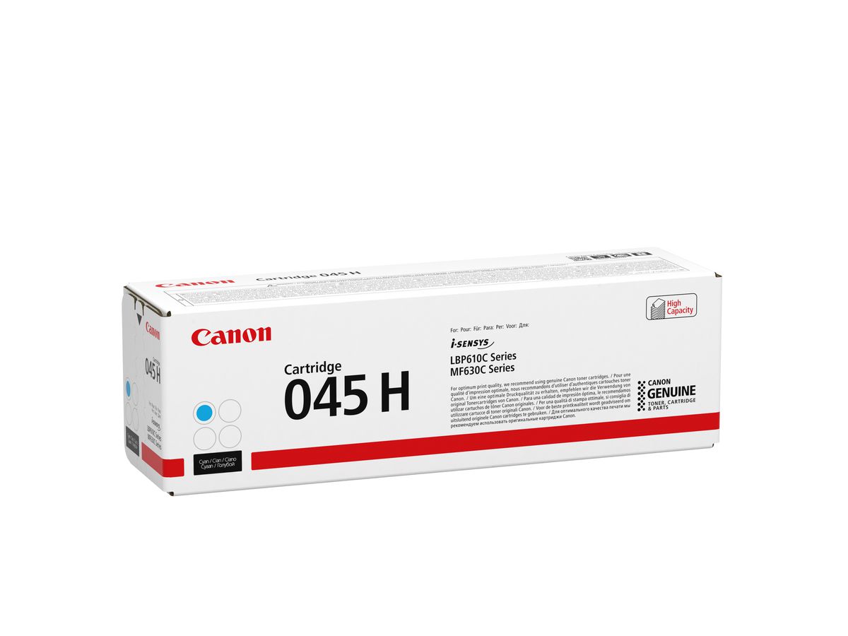 CANON Toner-Modul 045 H cyan 1245C002 LBP613Cdw/611Cn 2200 Seiten (4549292073751)