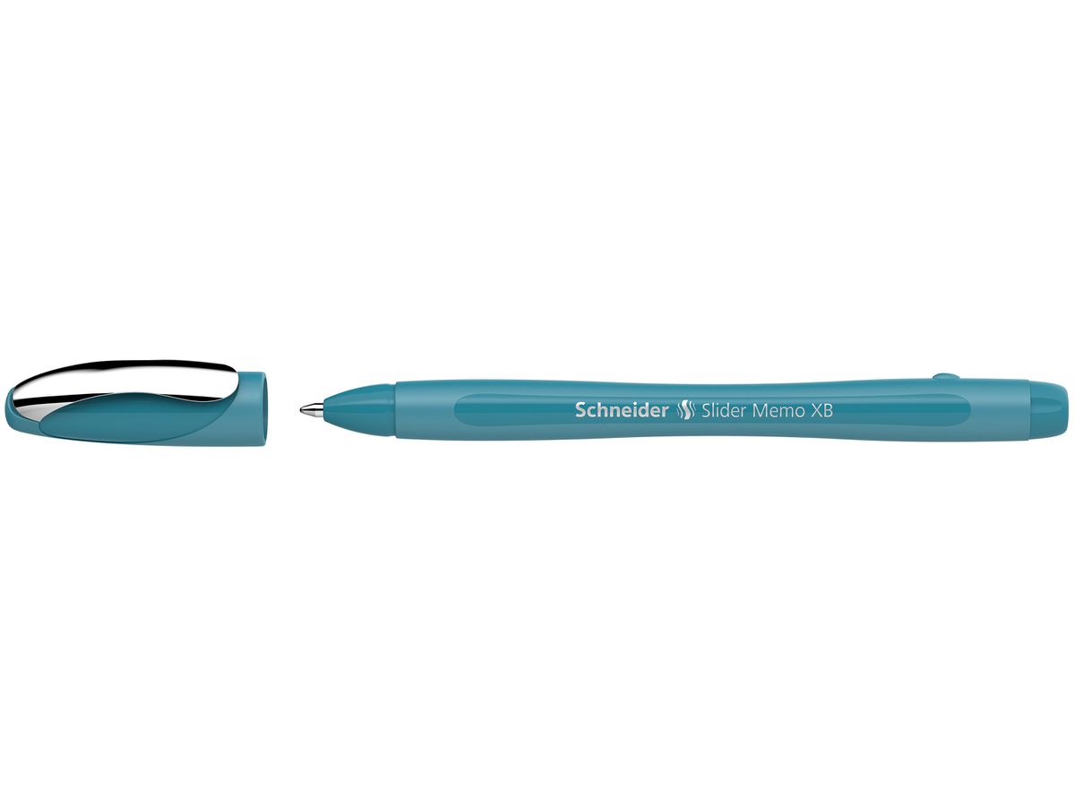SCHNEIDER Stylo à bille Slider Memo 150213 teal, Colour Edition 0.7mm (4004675186591)