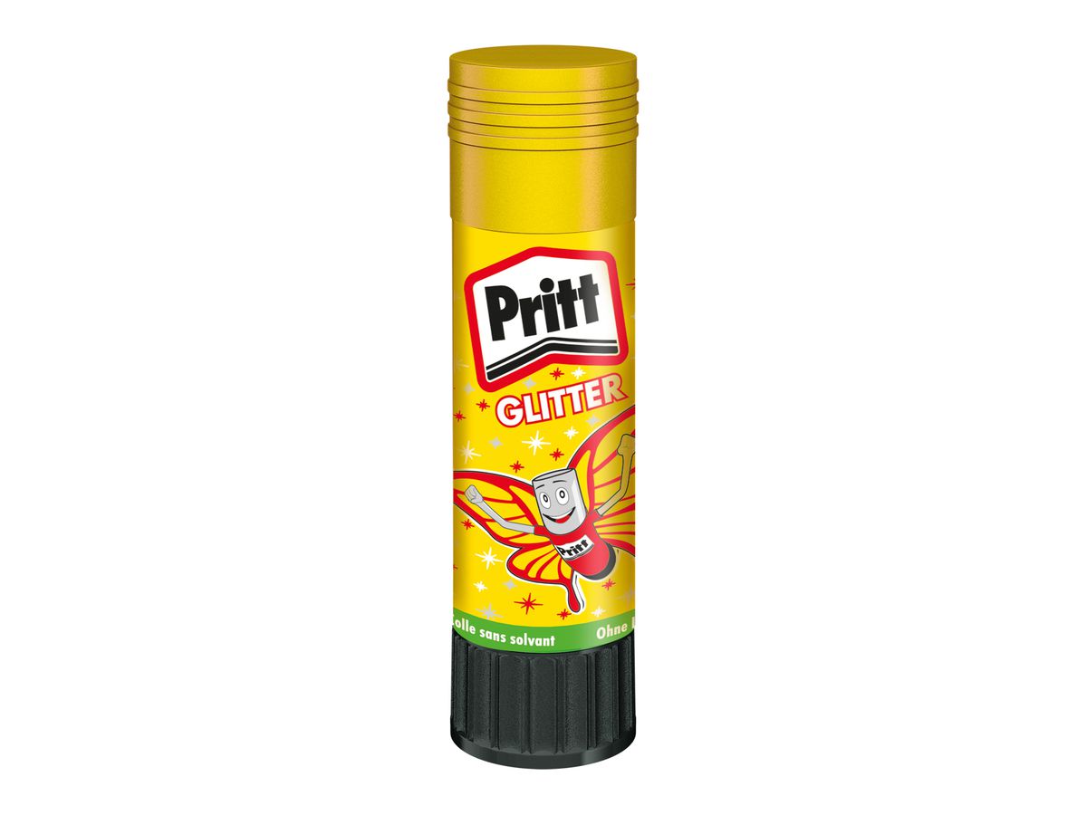 PRITT Klebestift Glitter 20g 900249 rosa, rosso, giallo (4015000435284)