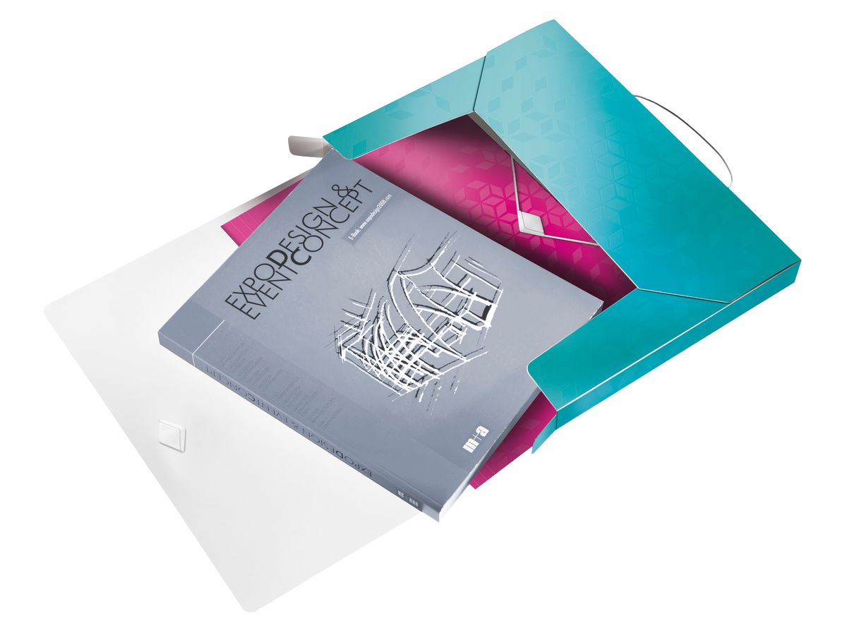 LEITZ Sammelbox WOW PP 46290051 blau 250x330x37mm (4002432105953)