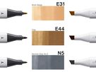 COPIC Marker Classic Designer 200750302 Natural stone tints 3 pièces (4013695268699)