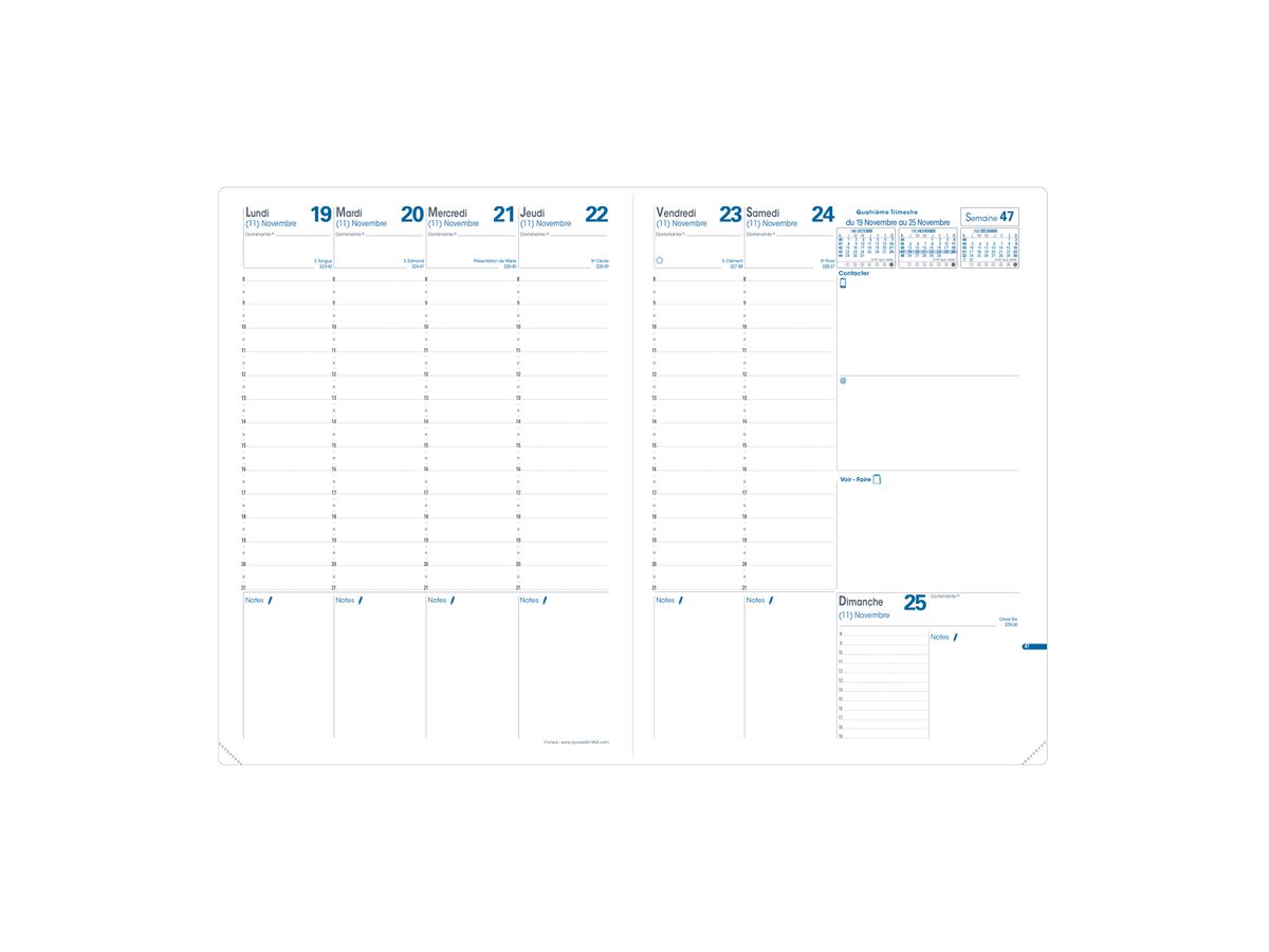 QUO-VADIS Recharge Consul 2026 024004Q 1S/2P Impala/Club FR 21x29.7cm (3371010125098)