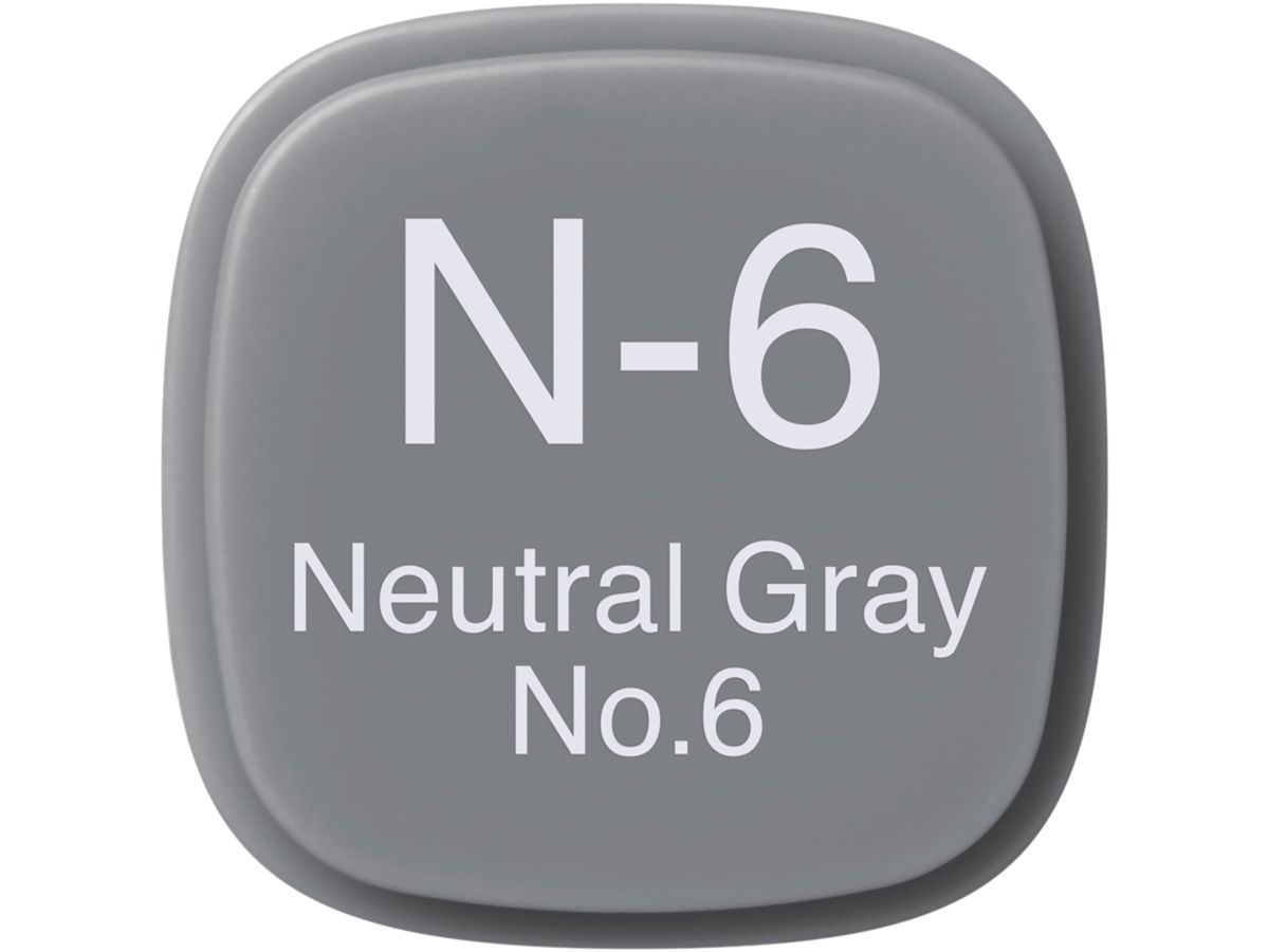 COPIC Marker Classic 2007592 N-6 - Neutral Grey No.6 (4511338000182)