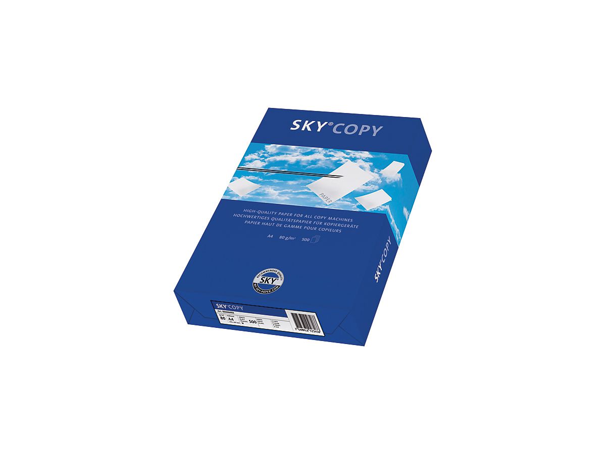 SKY COPY Kopierpapier A3 88027569 80g, weiss 500 Blatt (7318761032035)