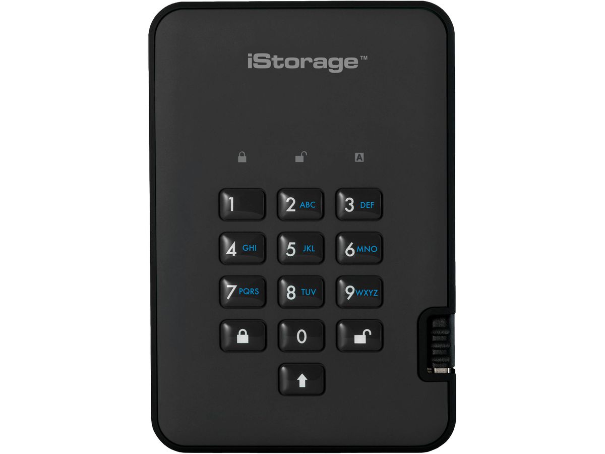 ISTORAGE diskAshur2 HDD, 1TB ISG-IS-DA2-256-1000-B (5060220251236)