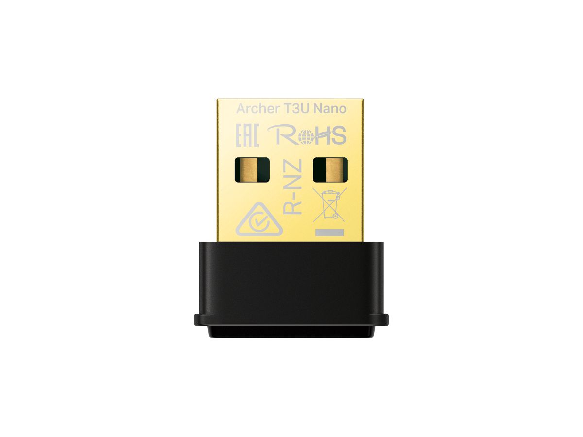 TP-LINK Archer T3U Nano Archer T3U Nano AC1300 Mini DB WiFi USB Adap. (6935364072667)