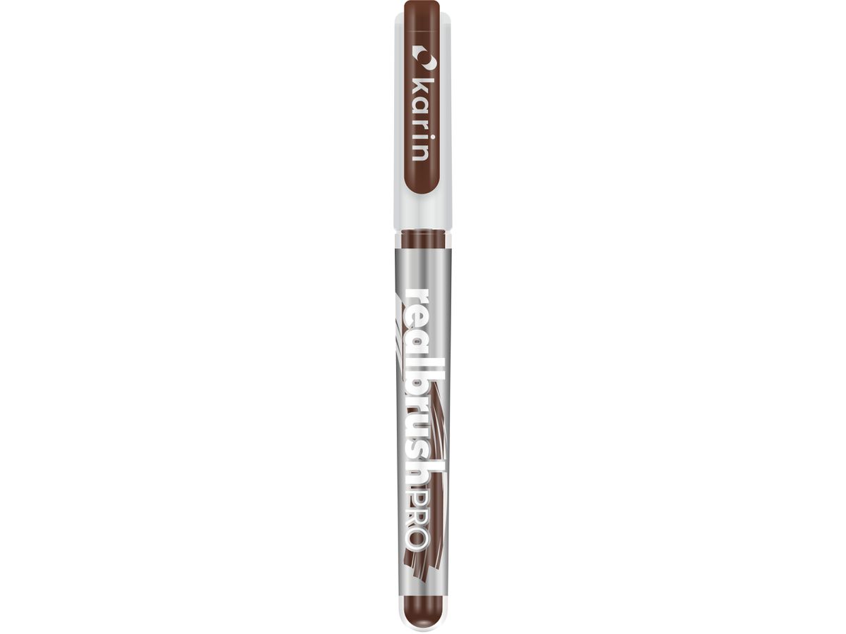 KARIN Real Brush Pen Pro 0.4mm 31Z074 sepia (5904446031213)