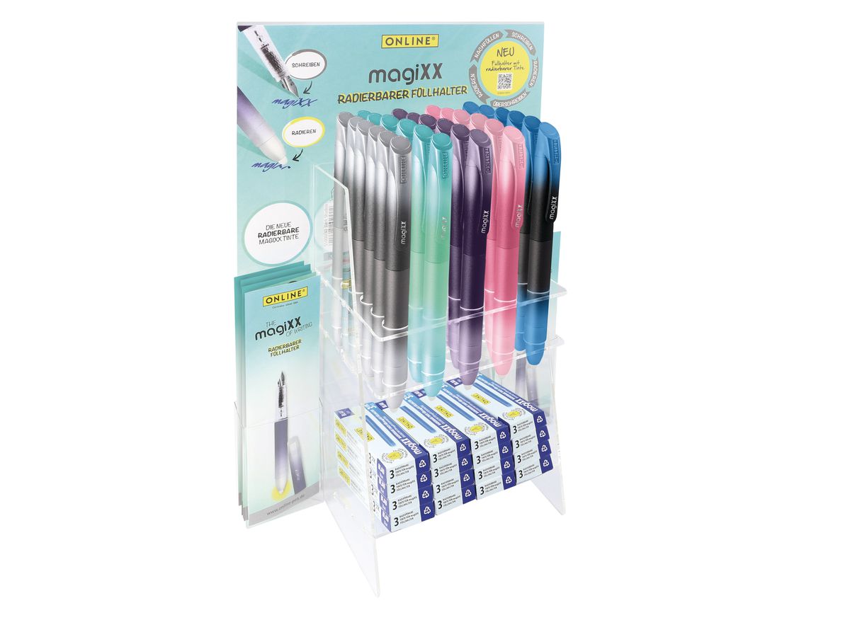ONLINE Display Penna stilo MagiXX M 55105/3D ass., incl. inchiostro 46 pz. (4014421551054)