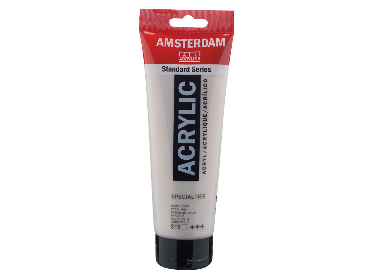 AMSTERDAM Colore acrilici 250ml 17128190 pearl red 819 (8712079395582)