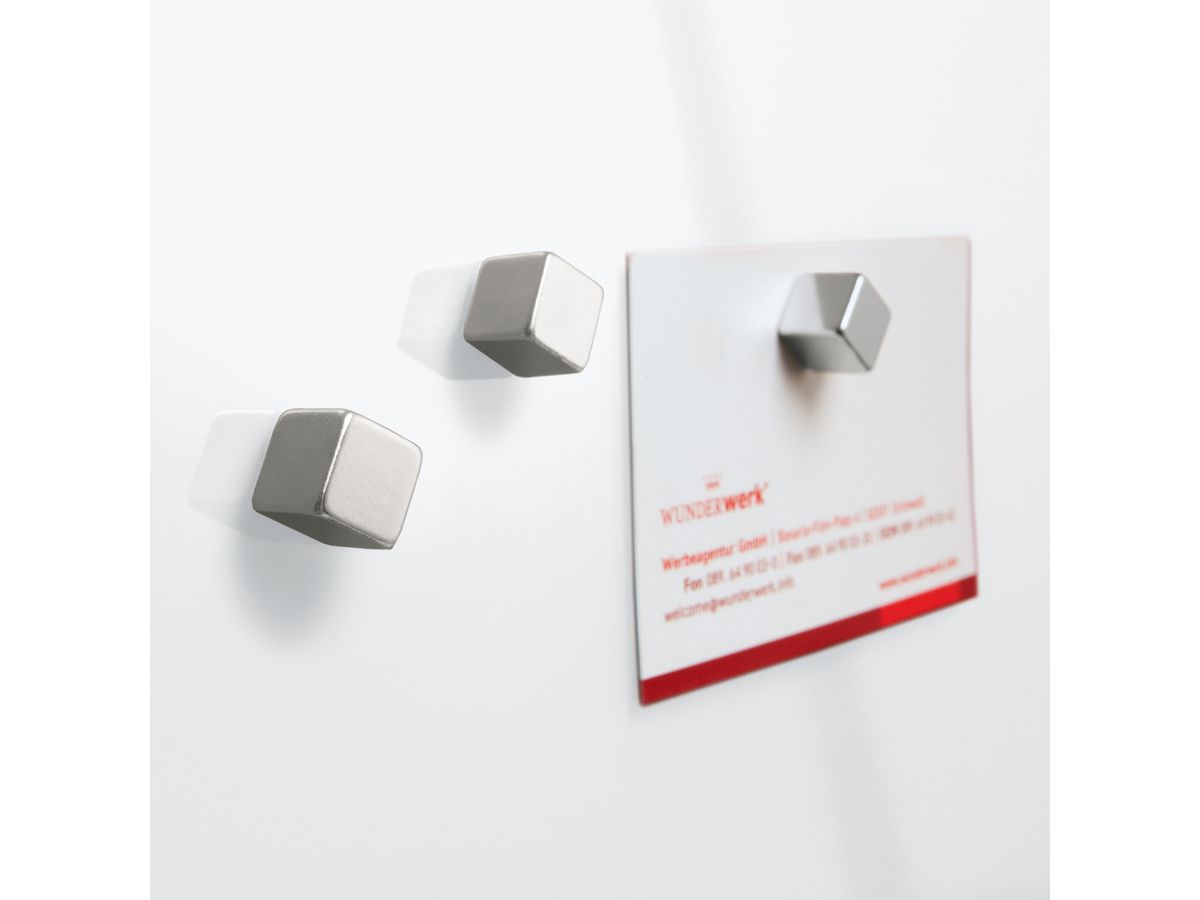 SIGEL Magnettafel Glas GL111 weiss 480x480x15mm (4004360887734)