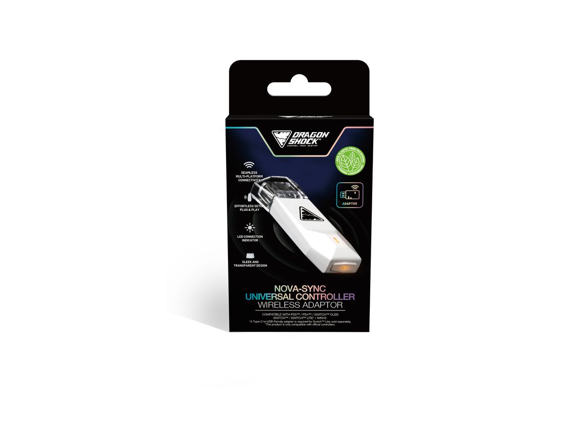 DRAGONSHOCK Nova-Sync Ctrl. Converter DSCCMT-WH PS4, PS5, Xbox, NSW (5425025594023)
