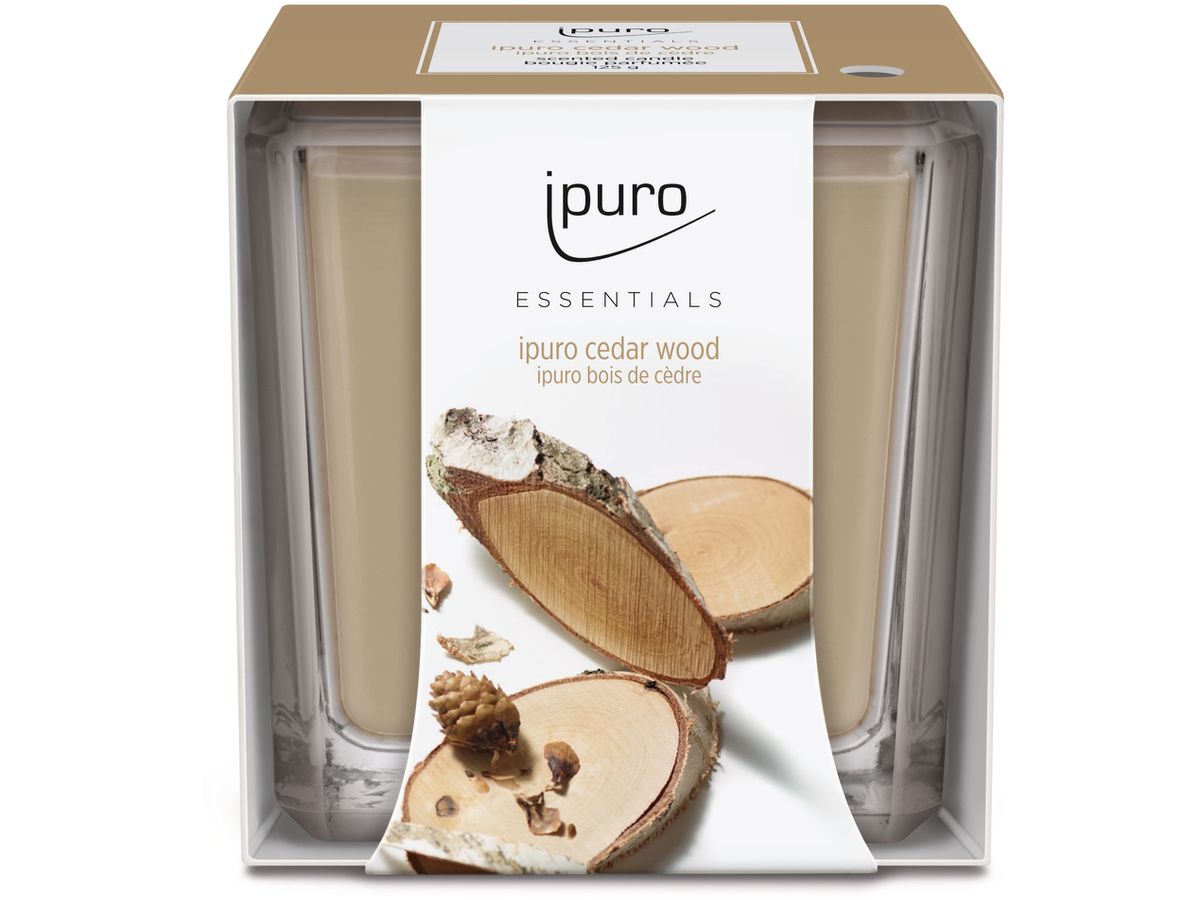 IPURO Duftkerze Essentials 051.1205 cedar wood 125g (4051281984387)