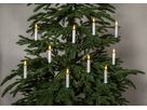 STAR TRADING LED Baumkerzen Flamme 12cm 12.003-43 weiss, Remote 10 Stück (7391482061225)