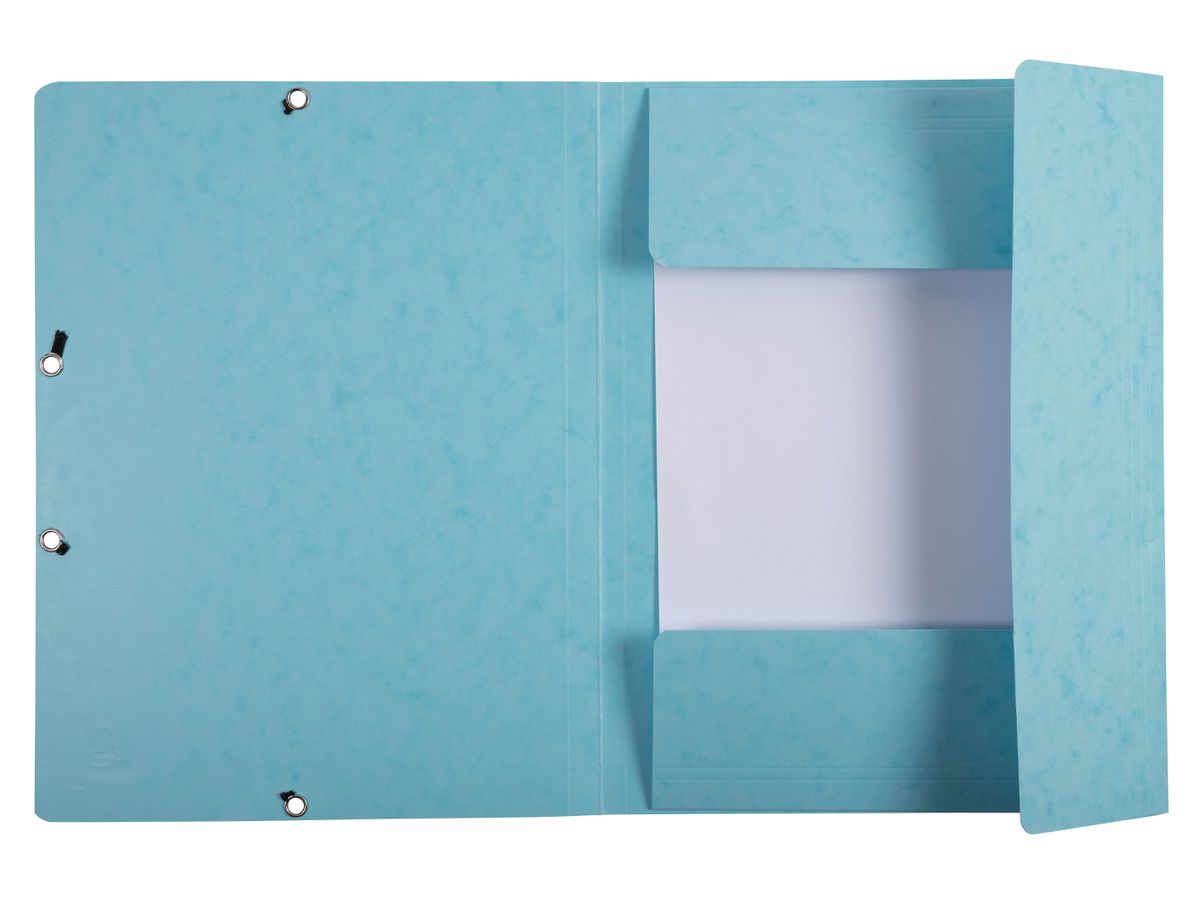 EXACOMPTA Cartellina elastico Aquarel A4 55528E blu (3130630555285)